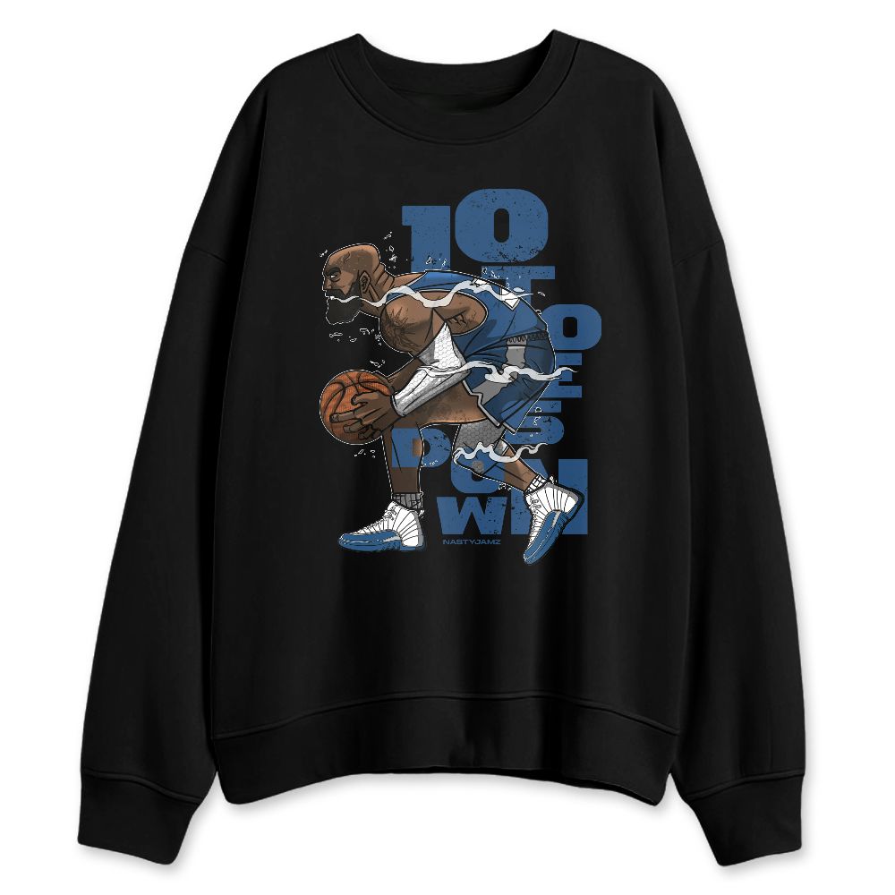 French-Blue-12s-NastyJamz-Sweatshirt-Match-All-Ten-Down