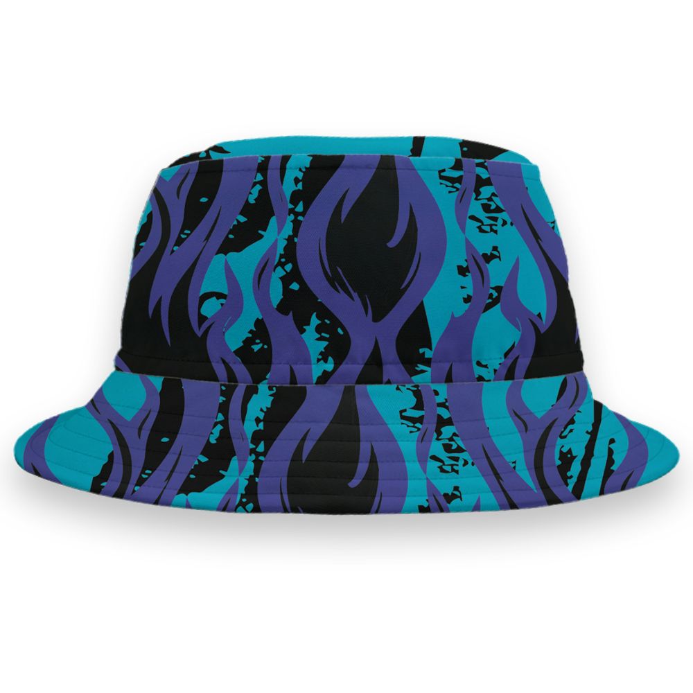 Aqua-8s-NastyJamz-Bucket-Hat-Match-23-Burning-Fire-All-Over-Print