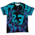 Aqua-8s-NastyJamz-T-Shirt-Match-23-Burning-Fire-3D-All-Over-Print