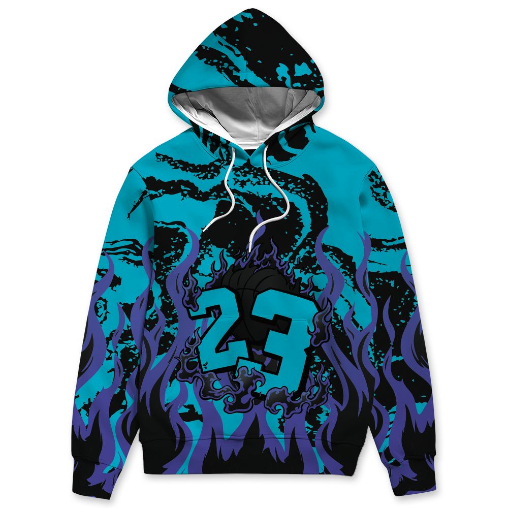 Aqua-8s-NastyJamz-Hoodie-Match-23-Burning-Fire-3D-All-Over-Print