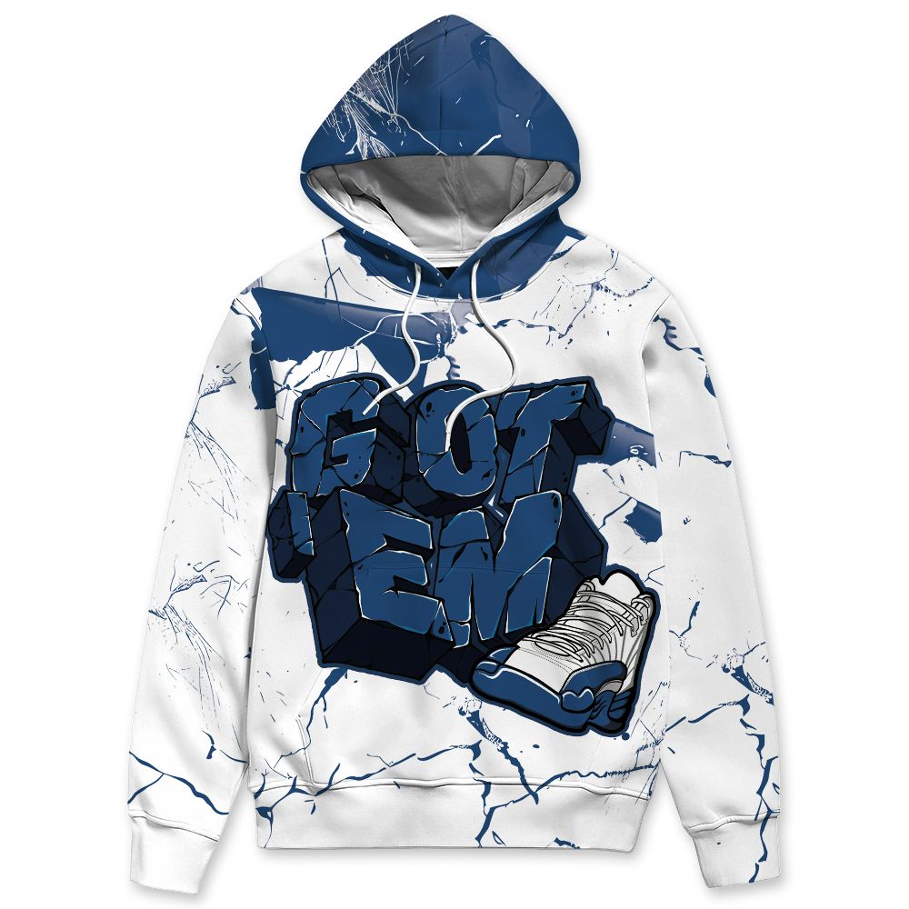 French-Blue-12s-NastyJamz-Hoodie-Match-Got-Em-All-Over-Print