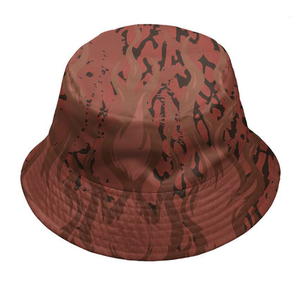 Spizike-Canyon-Rust-NastyJamz-Bucket-Hat-Match-23-Burning-Fire-All-Over-Print