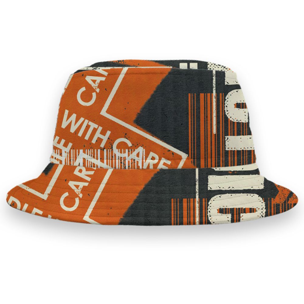 Shattered-Backboard-1s-NastyJamz-Bucket-Hat-Match-Sneaker-Addict-All-Over-Print-Warning