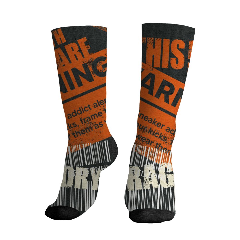 AJ 1 Shattered Backboard.NastyJamz Socks Match.Sneaker Addict 3D Warning