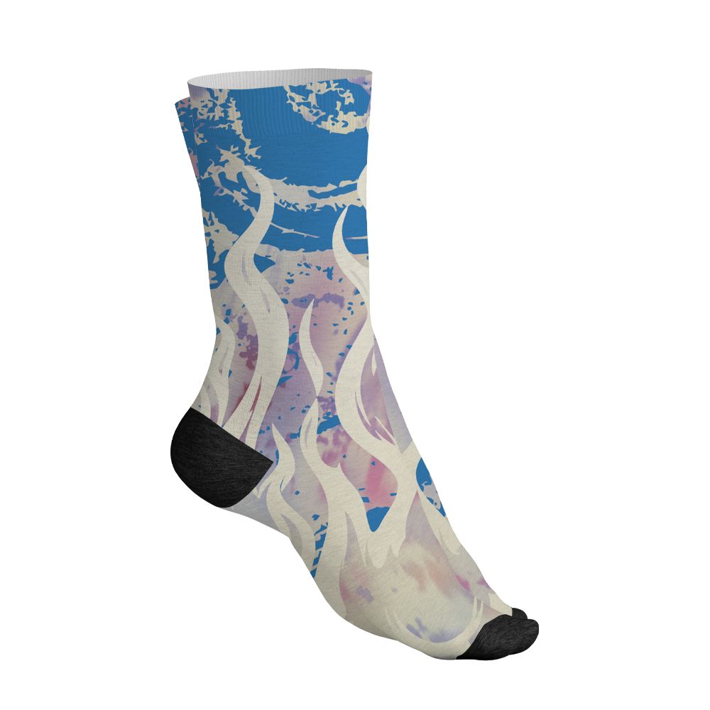 Tatum-3-Cloud-0-NastyJamz-Socks-Match-23-Burning-Fire-3D-All-Over-Print
