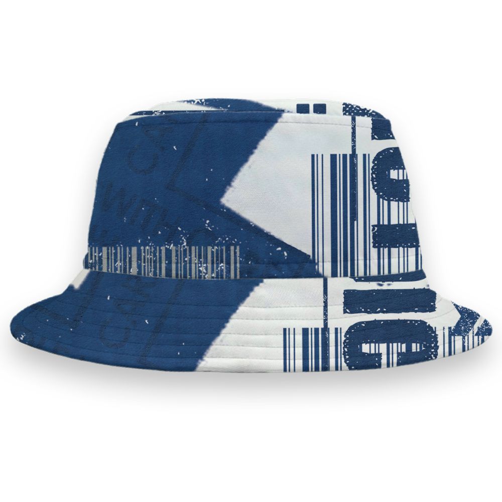 French-Blue-12s-NastyJamz-Bucket-Hat-Match-Sneaker-Addict-All-Over-Print-Warning