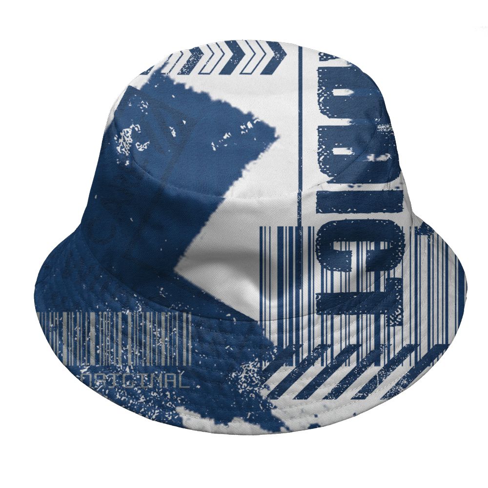 French-Blue-12s-NastyJamz-Bucket-Hat-Match-Sneaker-Addict-All-Over-Print-Warning