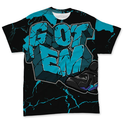 Aqua-8s-NastyJamz-T-Shirt-Match-Got-Em-3D-All-Over-Print