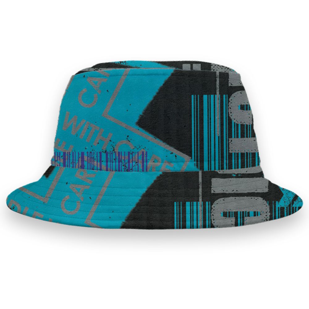Aqua-8s-NastyJamz-Bucket-Hat-Match-Sneaker-Addict-All-Over-Print-Warning