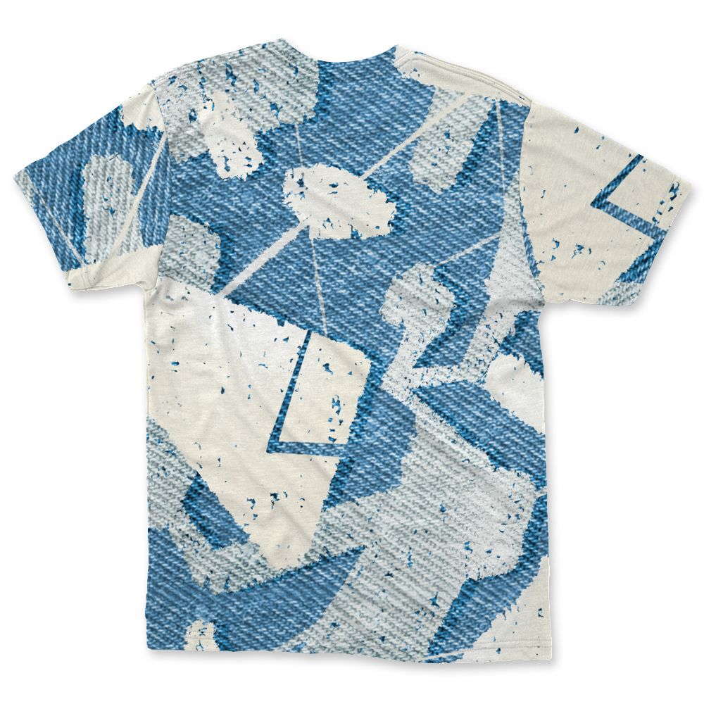 Denim-Worn-Blue-4s-NastyJamz-T-Shirt-Match-Built-Different-3D-All-Over-Print-Broken