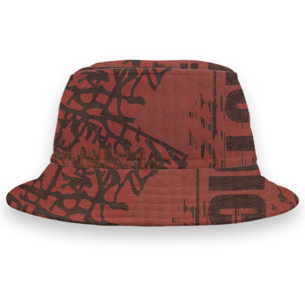 Spizike-Canyon-Rust-NastyJamz-Bucket-Hat-Match-Sneaker-Addict-All-Over-Print-Warning