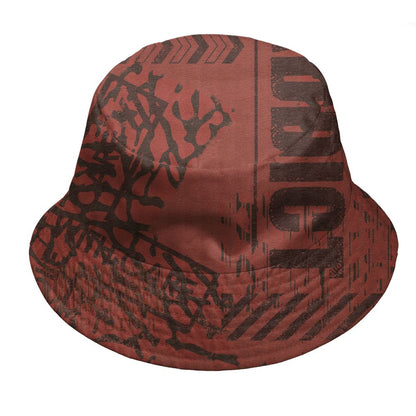 Spizike-Canyon-Rust-NastyJamz-Bucket-Hat-Match-Sneaker-Addict-All-Over-Print-Warning
