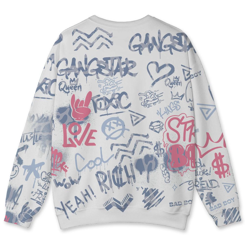 Cobalt-Bliss-3s-NastyJamz-Sweatshirt-Match-Graffiti-King-3D-All-Over-Print-Doodle-Style
