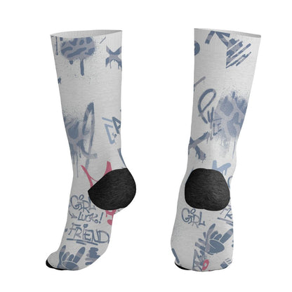 Cobalt-Bliss-3s-NastyJamz-Socks-Match-Graffiti-King-3D-All-Over-Print-Doodle-Style