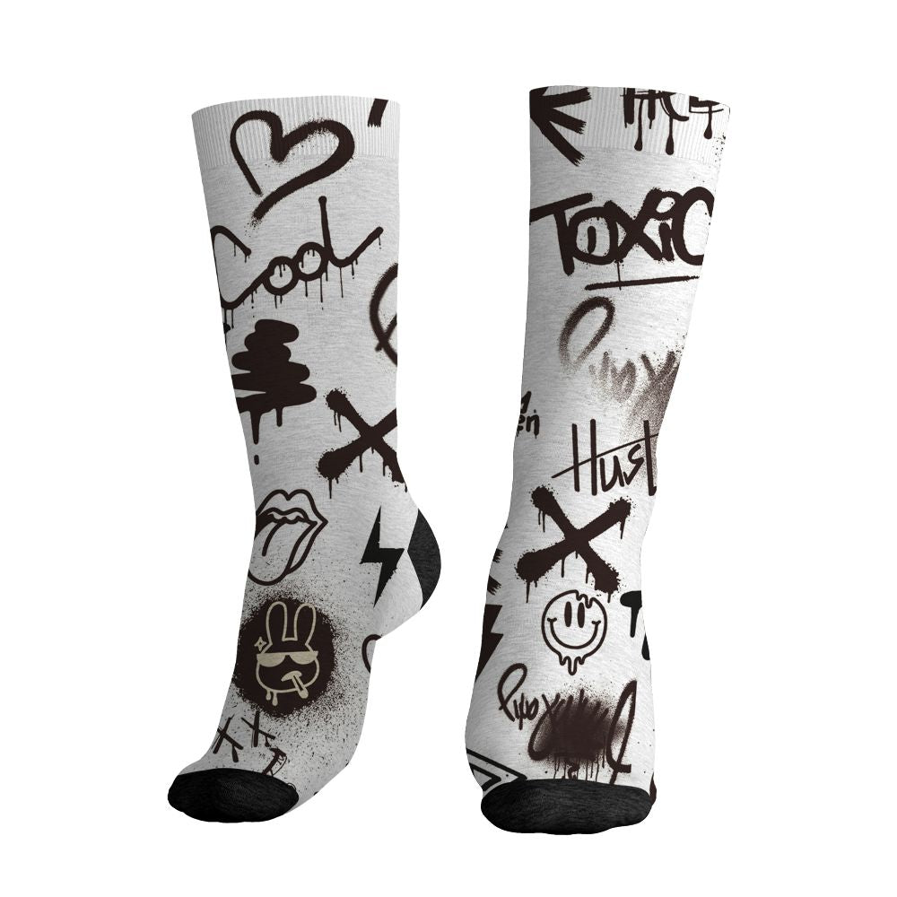 Black-Collective-5s-NastyJamz-Socks-Match-Graffiti-King-3D-All-Over-Print-Doodle-Style