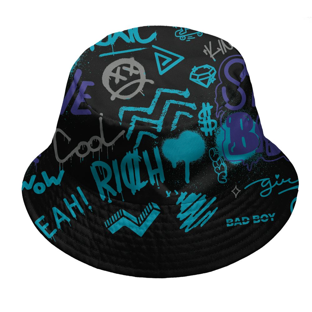 Aqua-8s-NastyJamz-Bucket-Hat-Match-Graffiti-King-All-Over-Print-Doodle-Style