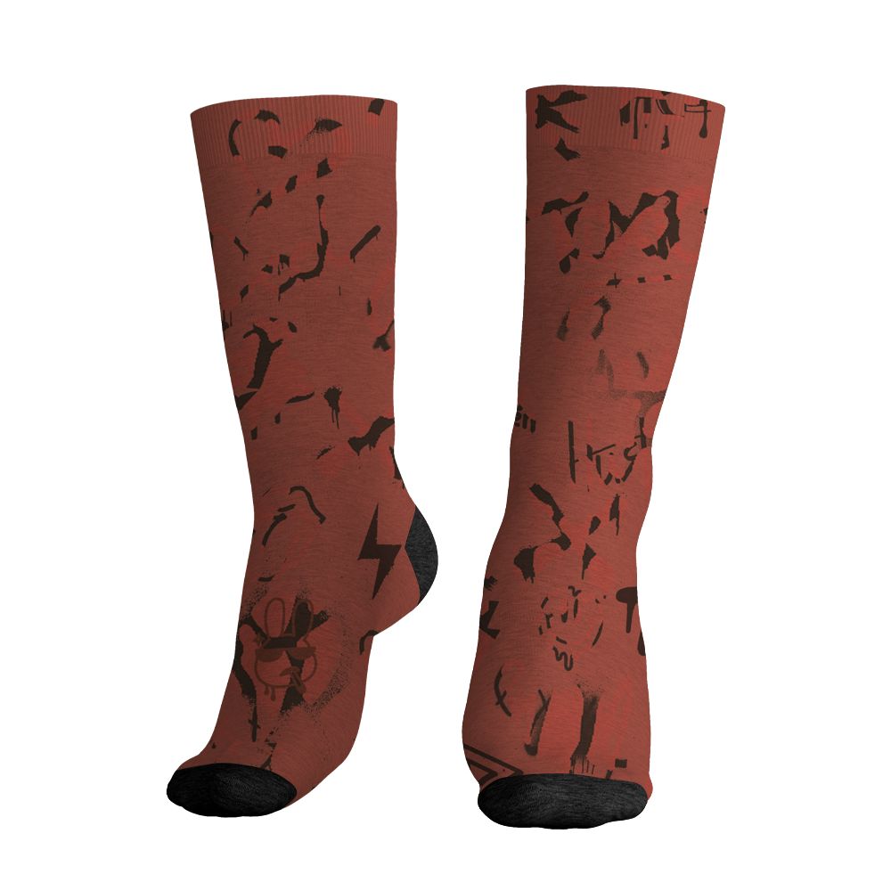 Spizike-Canyon-Rust-NastyJamz-Socks-Match-Graffiti-King-3D-All-Over-Print-Doodle-Style