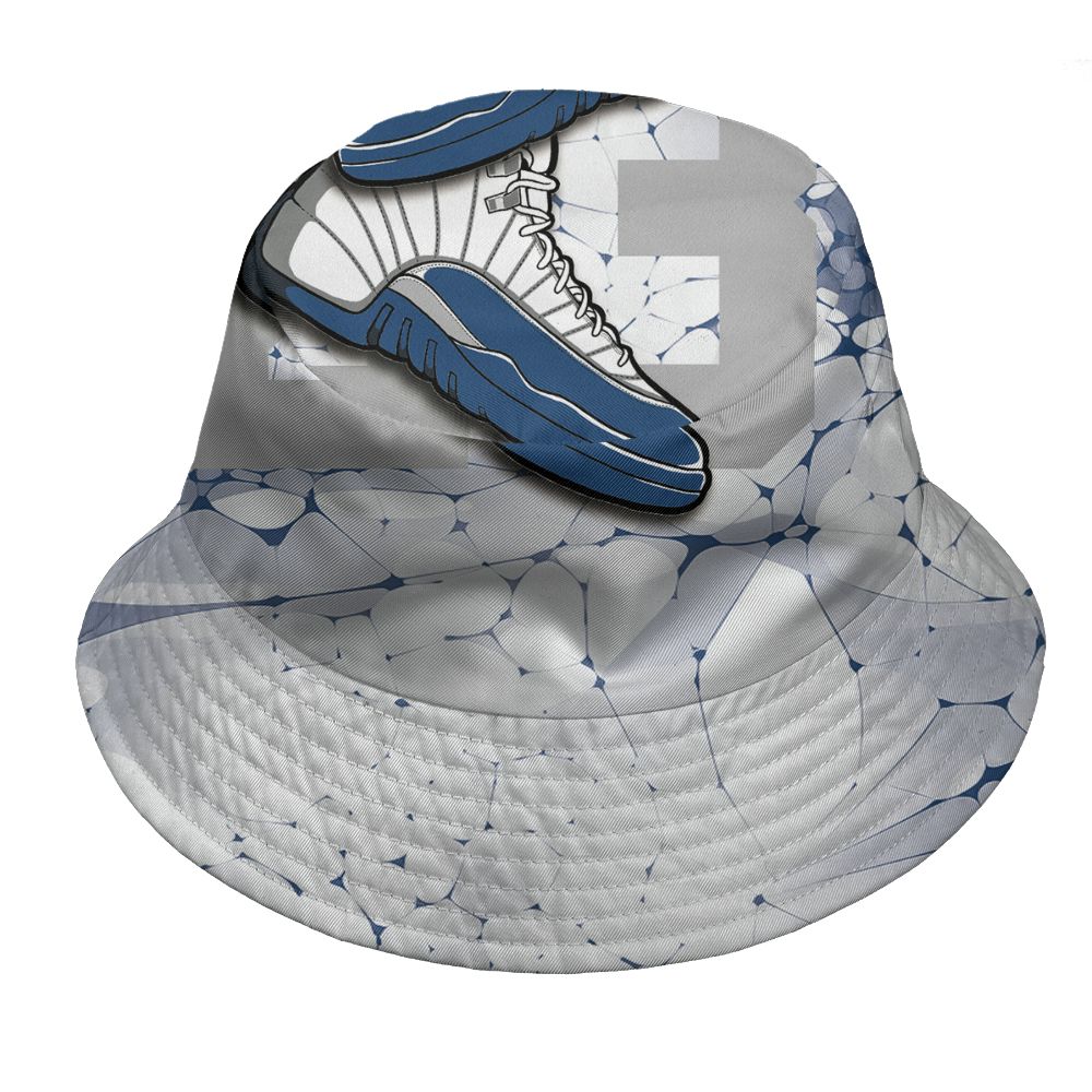 French-Blue-12s-NastyJamz-Bucket-Hat-Match-23-Sneaker-All-Over-Print