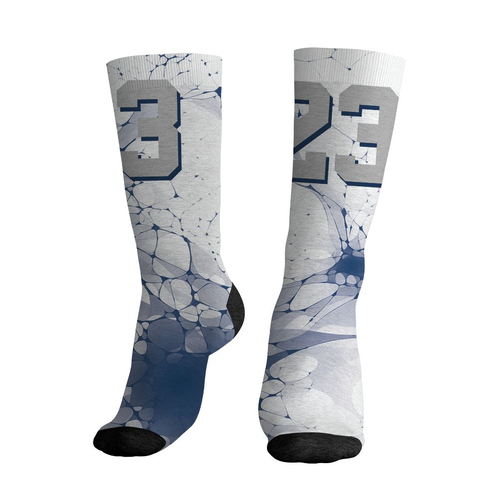 AJ 12 French Blue.NastyJamz Socks Match.23 Sneaker 3D