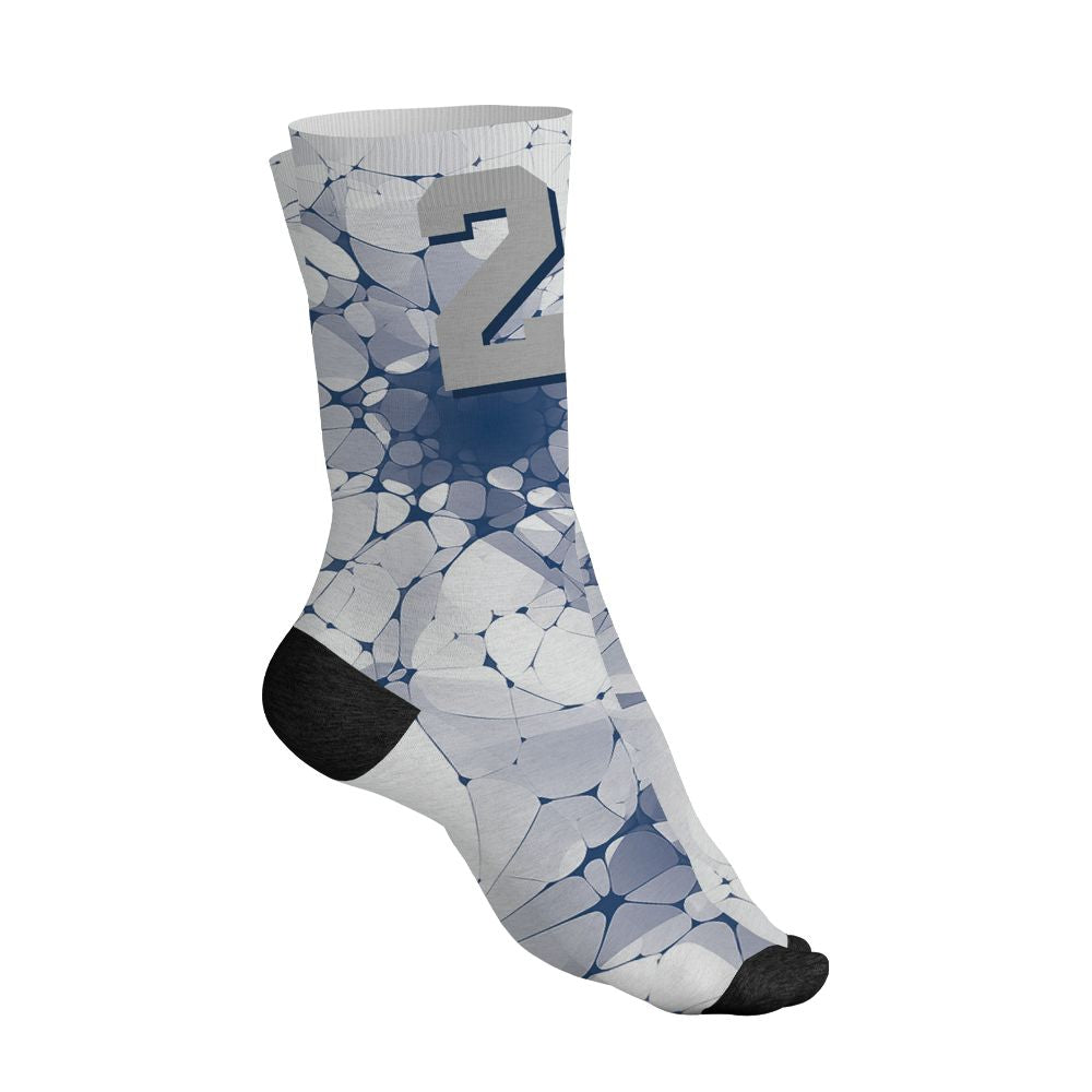AJ 12 French Blue.NastyJamz Socks Match.23 Sneaker 3D