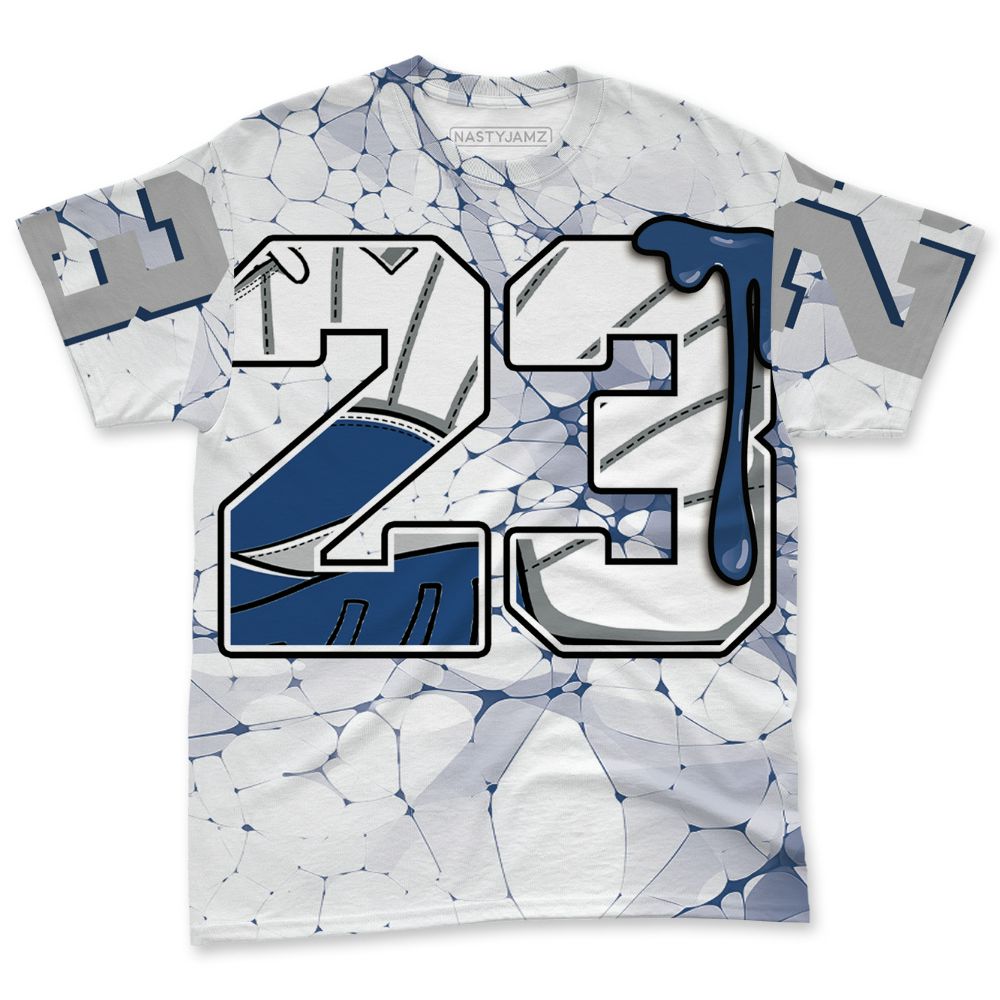 French-Blue-12s-NastyJamz-T-Shirt-Match-23-Sneaker-All-Over-Print