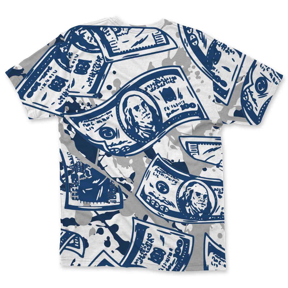 French-Blue-12s-NastyJamz-T-Shirt-Match-Easy-Money-All-Over-Print