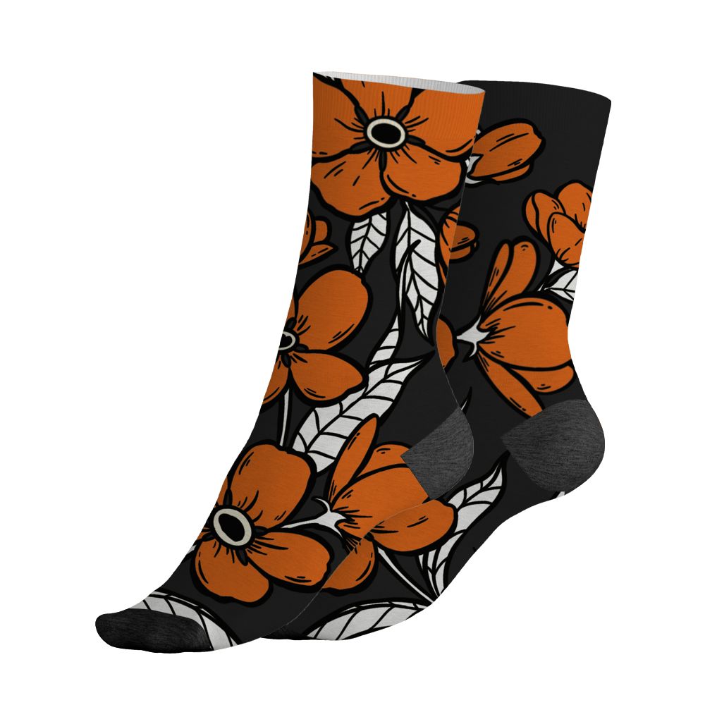 Shattered Backboard 1s NastyJamz Socks Match Forget Me Not All-Over Print Bloom