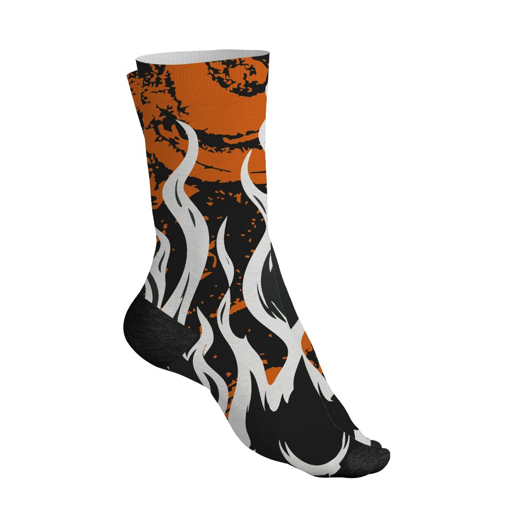 AJ 1 Shattered Backboard.NastyJamz Socks Match.23 Burning Fire 3D