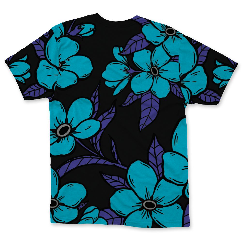 Aqua-8s-NastyJamz-T-Shirt-Match-Forget-Me-Not-All-Over-Print-Bloom