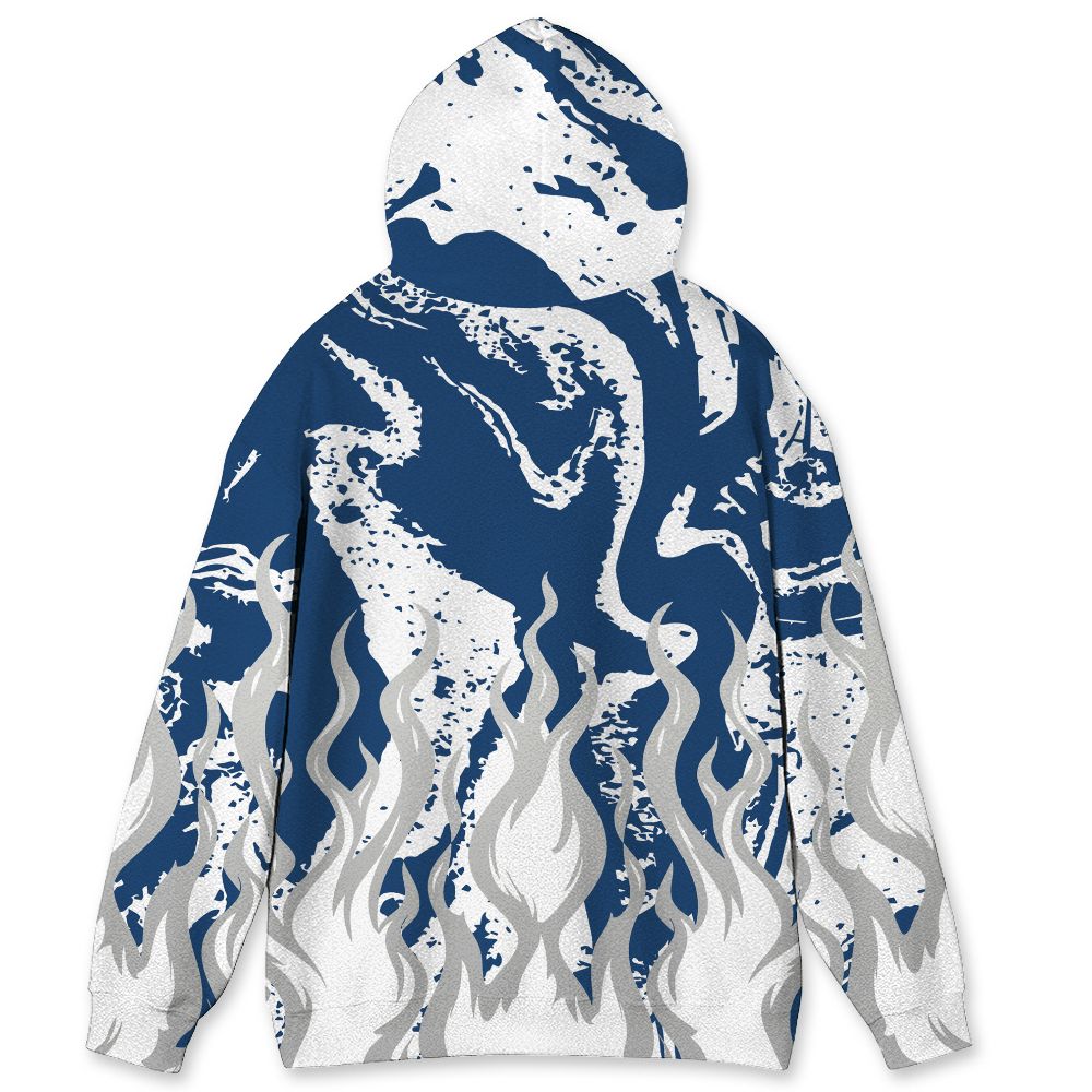 French-Blue-12s-NastyJamz-Hoodie-Match-23-Burning-Fire-All-Over-Print