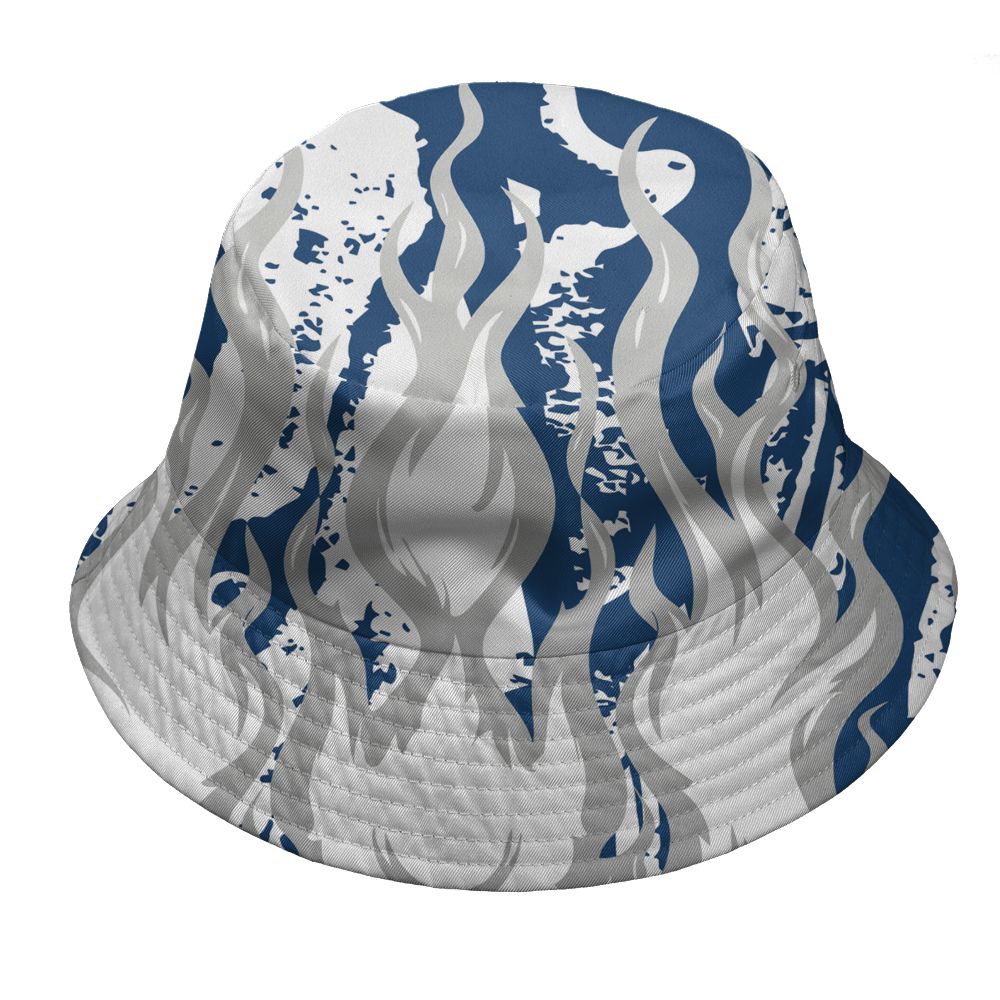 French-Blue-12s-NastyJamz-Bucket-Hat-Match-23-Burning-Fire-All-Over-Print