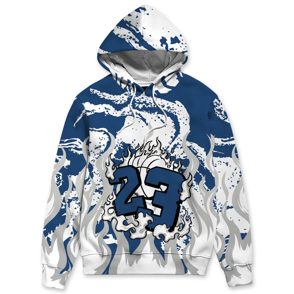 French-Blue-12s-NastyJamz-Hoodie-Match-23-Burning-Fire-All-Over-Print