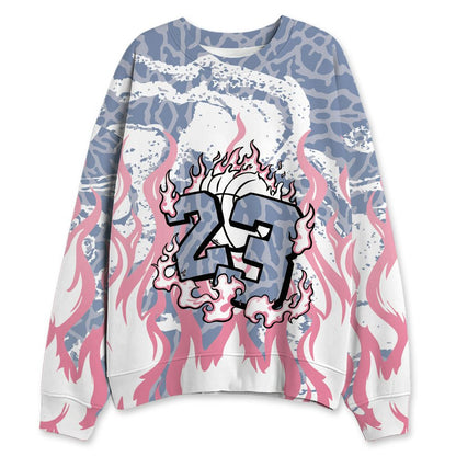Cobalt-Bliss-3s-NastyJamz-Sweatshirt-Match-23-Burning-Fire-3D-All-Over-Print