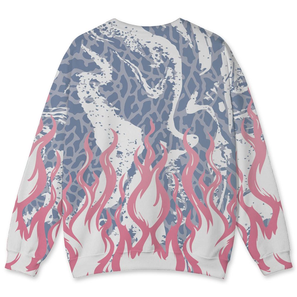 Cobalt-Bliss-3s-NastyJamz-Sweatshirt-Match-23-Burning-Fire-3D-All-Over-Print