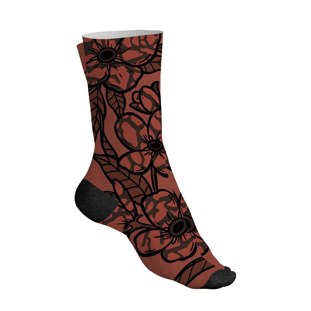 Spizike Canyon Rust NastyJamz Socks Match Forget Me Not All-Over Print Bloom