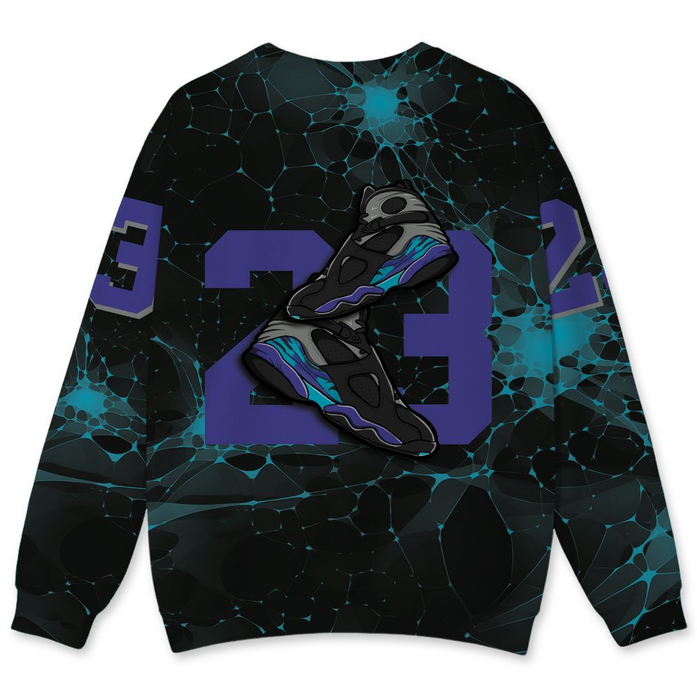 Aqua-8s-NastyJamz-Sweatshirt-Match-23-Sneaker-3D-All-Over-Print