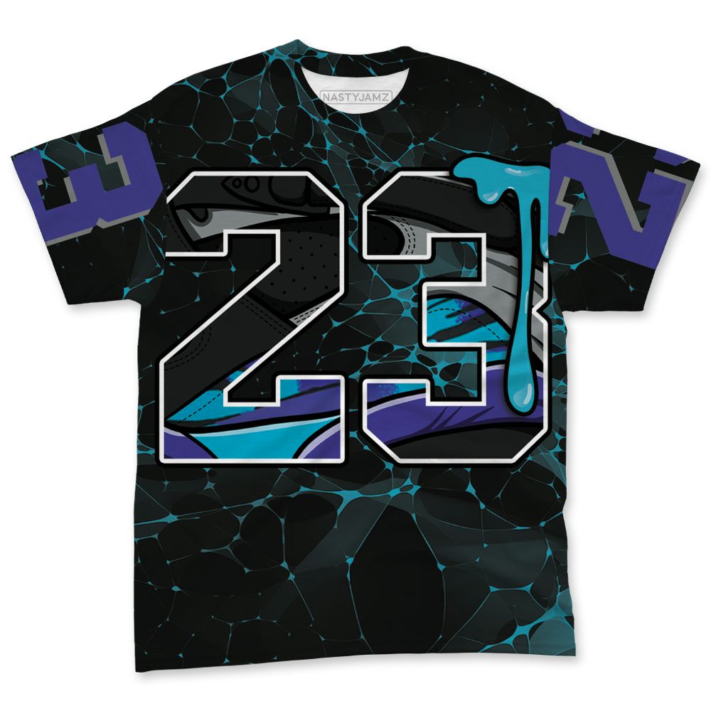Aqua-8s-NastyJamz-T-Shirt-Match-23-Sneaker-3D-All-Over-Print