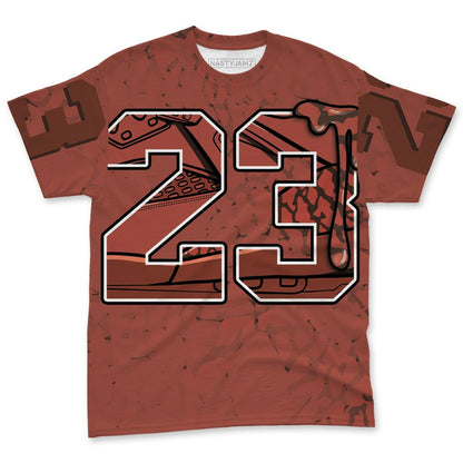 Spizike-Canyon-Rust-NastyJamz-T-Shirt-Match-23-Sneaker-3D-All-Over-Print