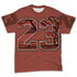 Spizike-Canyon-Rust-NastyJamz-T-Shirt-Match-23-Sneaker-3D-All-Over-Print