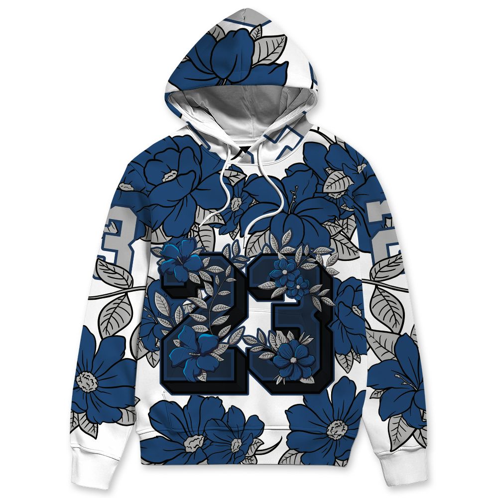 French-Blue-12s-NastyJamz-Hoodie-Match-23-Floral-All-Over-Print-Flower