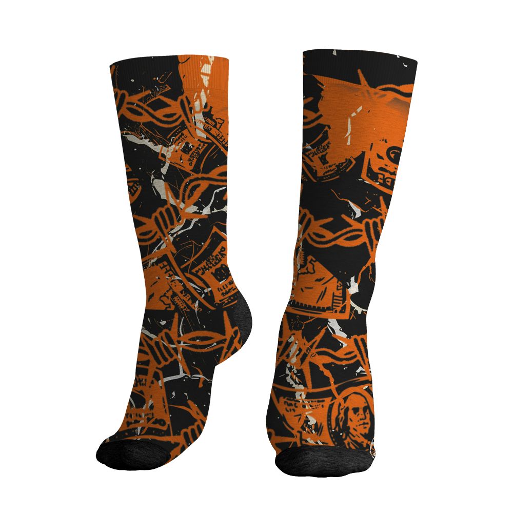 AJ 1 Shattered Backboard.NastyJamz Socks Match.Tough People Never Fall 3D