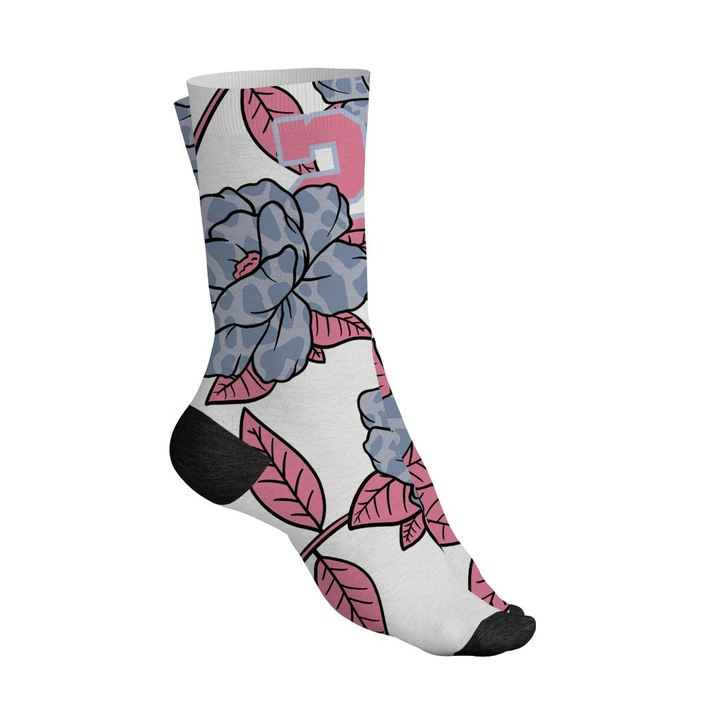 Cobalt-Bliss-3s-NastyJamz-Socks-Match-23-Floral-3D-All-Over-Print-Flower