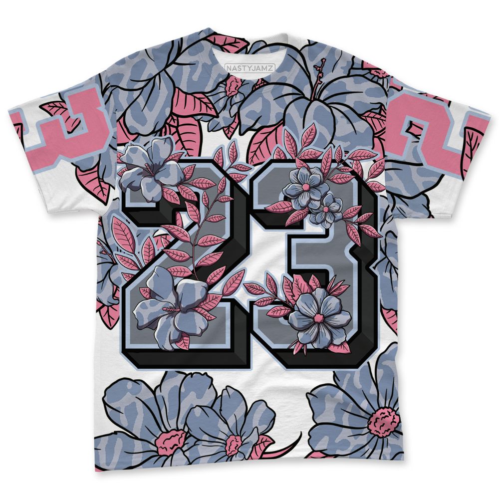 Cobalt-Bliss-3s-NastyJamz-T-Shirt-Match-23-Floral-3D-All-Over-Print-Flower