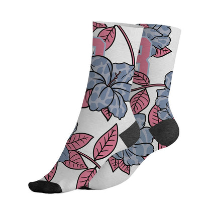 Cobalt-Bliss-3s-NastyJamz-Socks-Match-23-Floral-3D-All-Over-Print-Flower