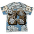 Denim-Worn-Blue-4s-NastyJamz-T-Shirt-Match-23-Floral-3D-All-Over-Print-Flower