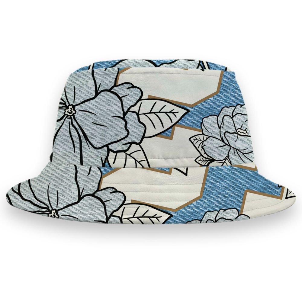 Denim-Worn-Blue-4s-NastyJamz-Bucket-Hat-Match-23-Floral-All-Over-Print-Flower