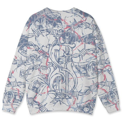 Cobalt-Bliss-3s-NastyJamz-Sweatshirt-Match-Tough-People-Never-Fall-3D-All-Over-Print