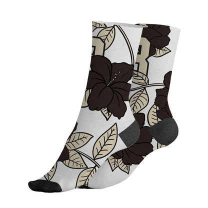 Black-Collective-5s-NastyJamz-Socks-Match-23-Floral-3D-All-Over-Print-Flower