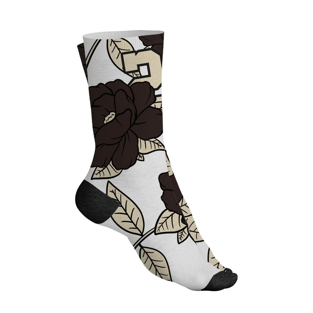 Black-Collective-5s-NastyJamz-Socks-Match-23-Floral-3D-All-Over-Print-Flower