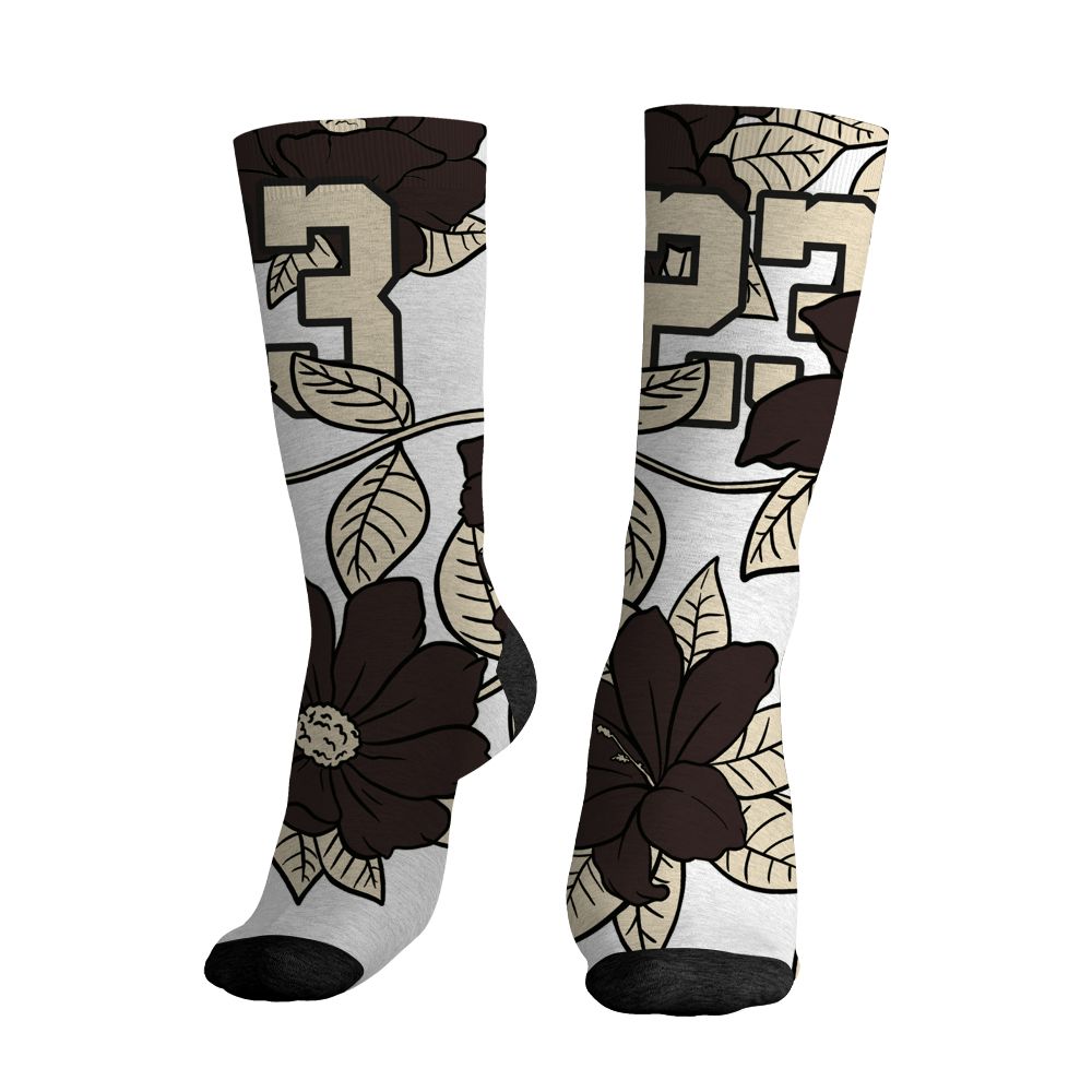 Black-Collective-5s-NastyJamz-Socks-Match-23-Floral-3D-All-Over-Print-Flower